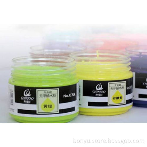 Art materials, 100mL plastic tube for the packing, 1-64 colors available